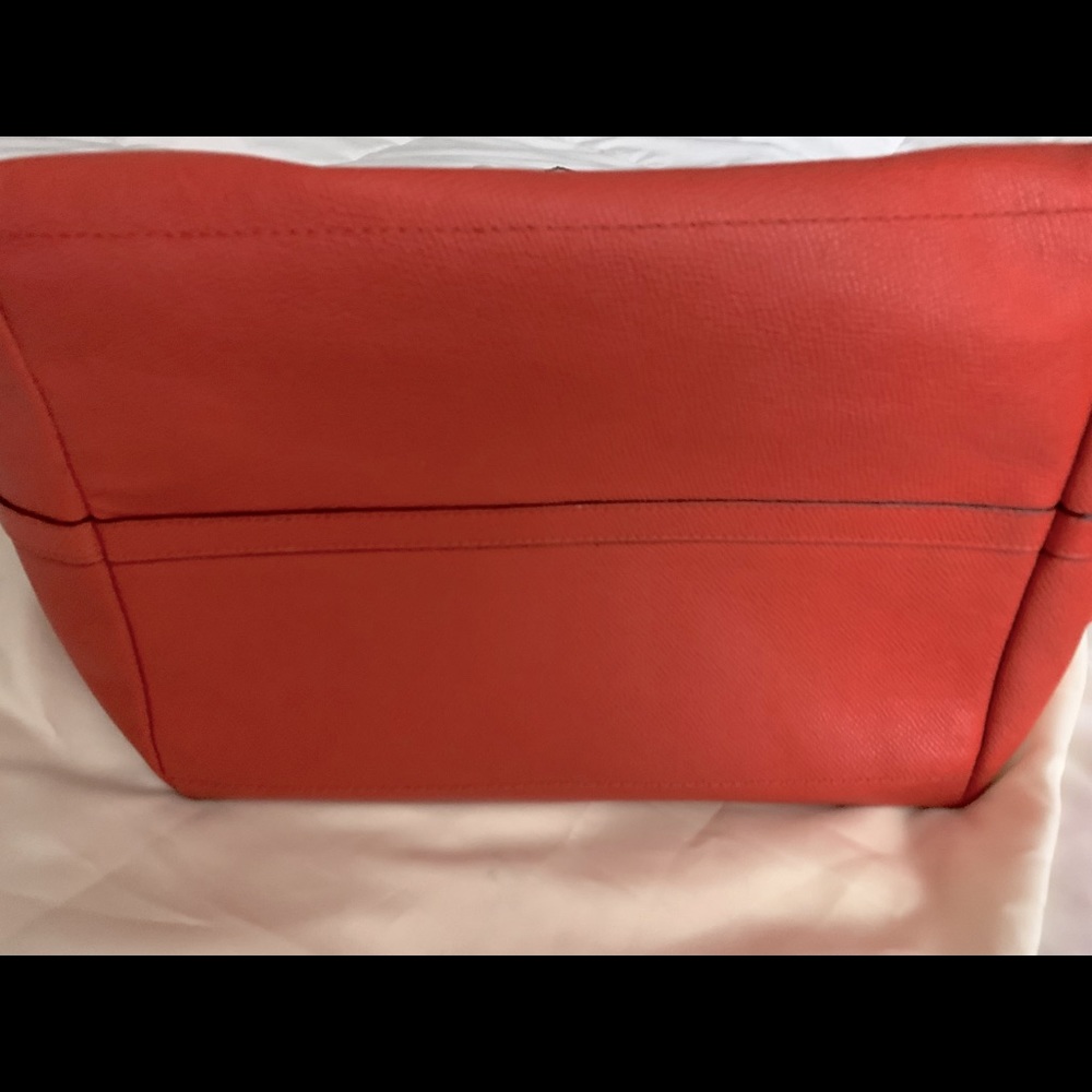Coach summer orange large tote
